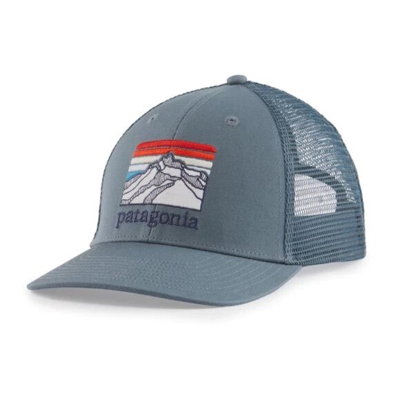 Patagonia Men's Line Logo Ridge Lopro 'Plume Grey' Trucker Hat 38285-FA22 OS